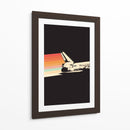 Nave espacial arcoíris - Florent Bodart | Cuadro decorativo de Canvas Lab