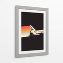 Nave espacial arcoíris - Florent Bodart | Cuadro decorativo de Canvas Lab