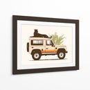 Pantera negra sobre el coche - Florent Bodart | Cuadro decorativo de Canvas Lab