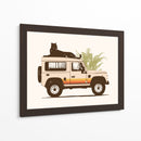 Pantera negra sobre el coche - Florent Bodart | Cuadro decorativo de Canvas Lab