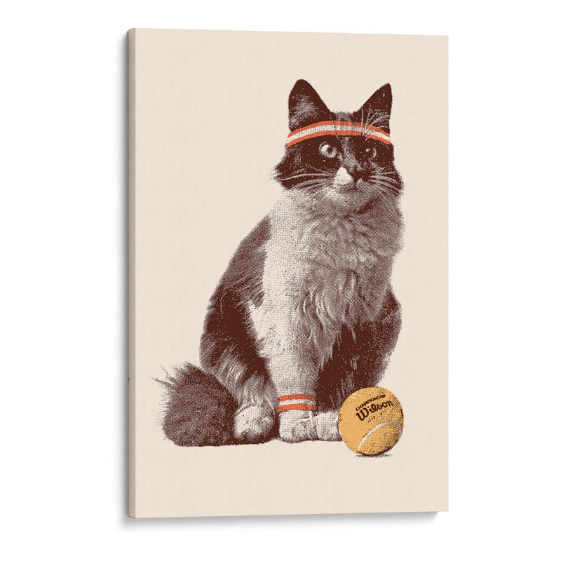Chat de tenis - Florent Bodart | Cuadro decorativo de Canvas Lab