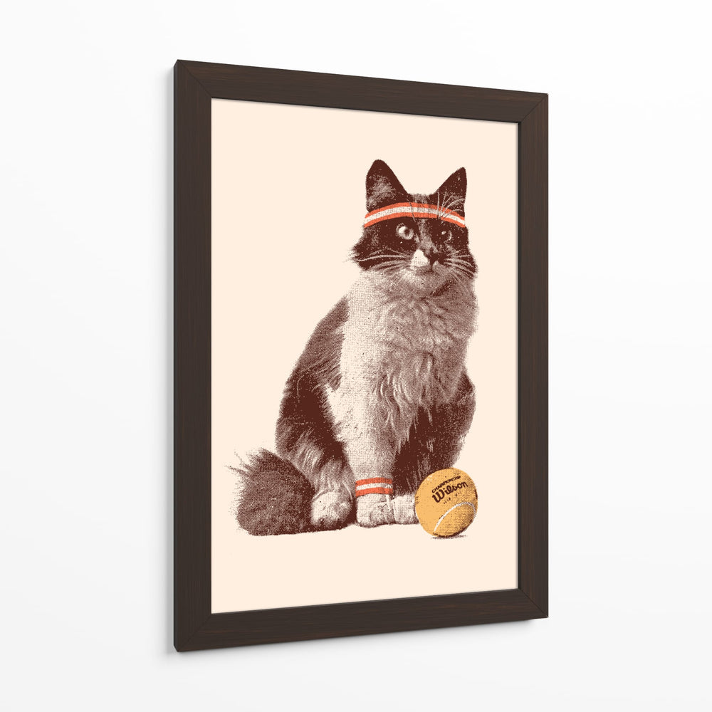 Chat de tenis - Florent Bodart | Cuadro decorativo de Canvas Lab
