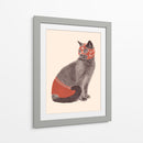 Chat Catcheur - Florent Bodart | Cuadro decorativo de Canvas Lab