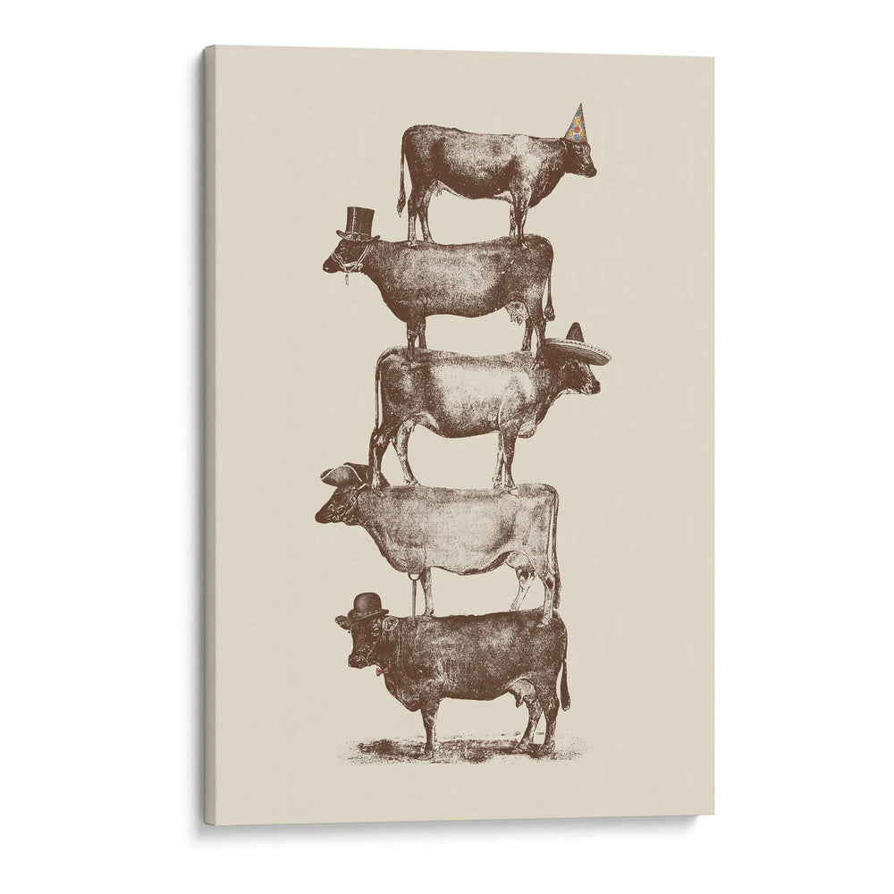 Vaca, Vaca, Nueces - Florent Bodart | Cuadro decorativo de Canvas Lab