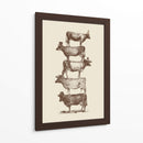 Vaca, Vaca, Nueces - Florent Bodart | Cuadro decorativo de Canvas Lab