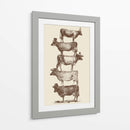 Vaca, Vaca, Nueces - Florent Bodart | Cuadro decorativo de Canvas Lab