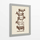 Vaca, Vaca, Nueces - Florent Bodart | Cuadro decorativo de Canvas Lab