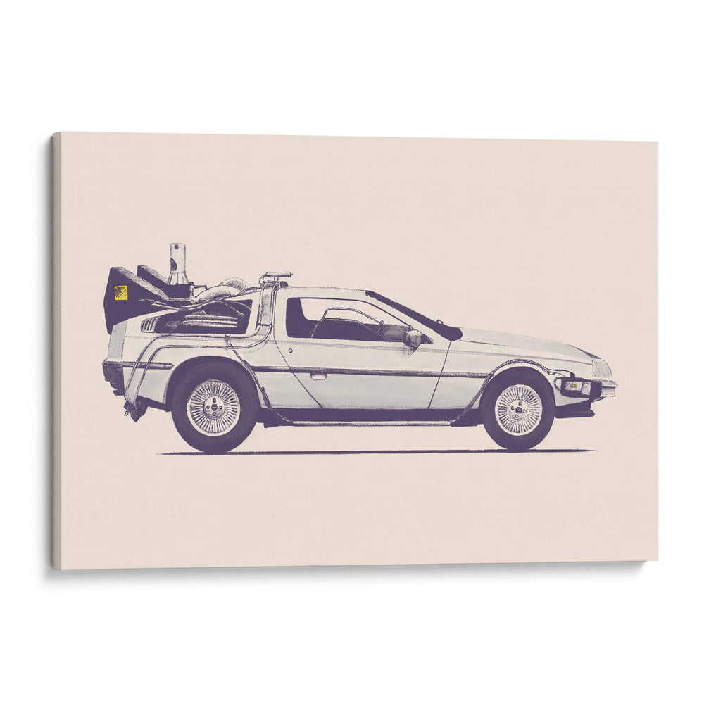 Delorean - Florent Bodart | Cuadro decorativo de Canvas Lab