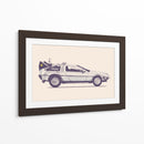 Delorean - Florent Bodart | Cuadro decorativo de Canvas Lab