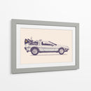 Delorean - Florent Bodart | Cuadro decorativo de Canvas Lab