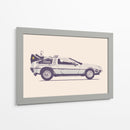 Delorean - Florent Bodart | Cuadro decorativo de Canvas Lab
