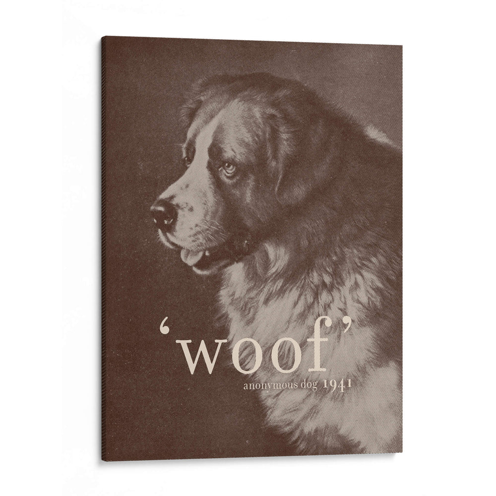 Cita famosa del perro - Florent Bodart | Cuadro decorativo de Canvas Lab