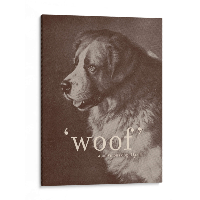 Cita famosa del perro - Florent Bodart | Cuadro decorativo de Canvas Lab