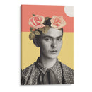 Frida floral - Florent Bodart | Cuadro decorativo de Canvas Lab