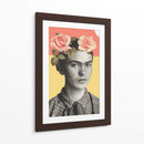 Frida floral - Florent Bodart | Cuadro decorativo de Canvas Lab