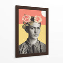 Frida floral - Florent Bodart | Cuadro decorativo de Canvas Lab