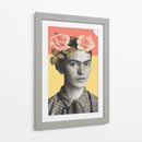 Frida floral - Florent Bodart | Cuadro decorativo de Canvas Lab