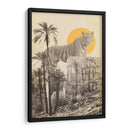 Tigre gigante en ruinas - Florent Bodart | Cuadro decorativo de Canvas Lab