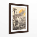 Tigre gigante en ruinas - Florent Bodart | Cuadro decorativo de Canvas Lab
