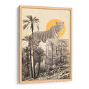 Tigre gigante en ruinas - Florent Bodart | Cuadro decorativo de Canvas Lab