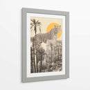 Tigre gigante en ruinas - Florent Bodart | Cuadro decorativo de Canvas Lab