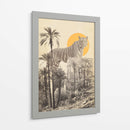 Tigre gigante en ruinas - Florent Bodart | Cuadro decorativo de Canvas Lab