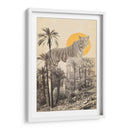 Tigre gigante en ruinas - Florent Bodart | Cuadro decorativo de Canvas Lab