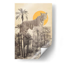 Tigre gigante en ruinas - Florent Bodart | Cuadro decorativo de Canvas Lab