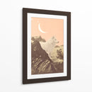 Lobo blanco gigante en las montañas - Florent Bodart | Cuadro decorativo de Canvas Lab