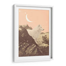 Lobo blanco gigante en las montañas - Florent Bodart | Cuadro decorativo de Canvas Lab