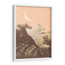 Lobo blanco gigante en las montañas - Florent Bodart | Cuadro decorativo de Canvas Lab