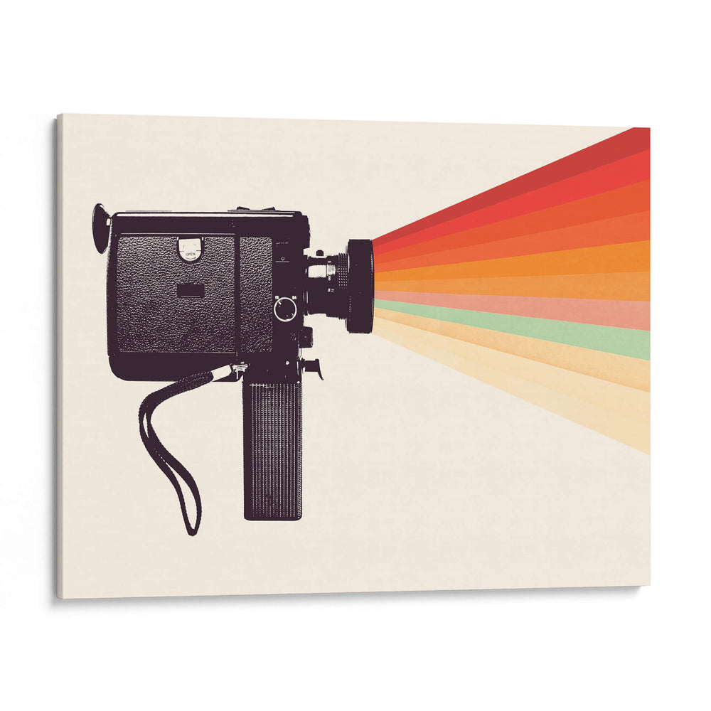 Cámara de cine arcoíris - Florent Bodart | Cuadro decorativo de Canvas Lab