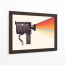 Cámara de cine arcoíris - Florent Bodart | Cuadro decorativo de Canvas Lab