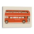 Autobús rojo inglés - Florent Bodart | Cuadro decorativo de Canvas Lab