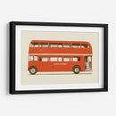 Autobús rojo inglés - Florent Bodart | Cuadro decorativo de Canvas Lab