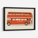 Autobús rojo inglés - Florent Bodart | Cuadro decorativo de Canvas Lab