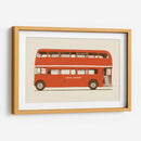 Autobús rojo inglés - Florent Bodart | Cuadro decorativo de Canvas Lab