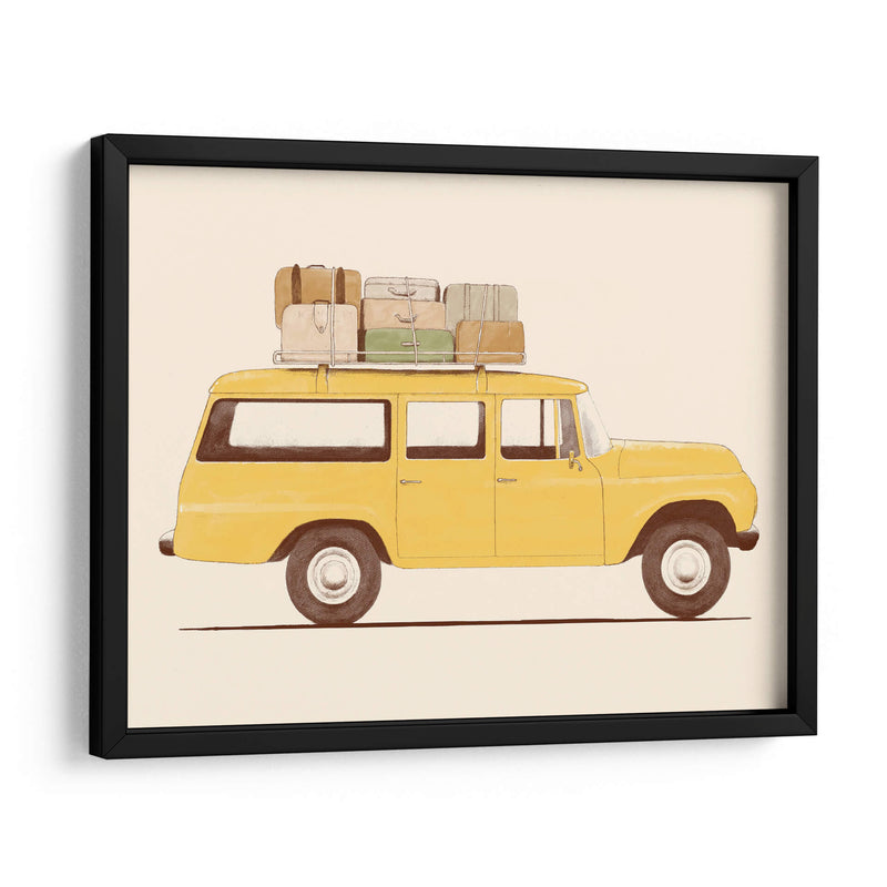 Coche de verano con equipaje - Florent Bodart | Cuadro decorativo de Canvas Lab