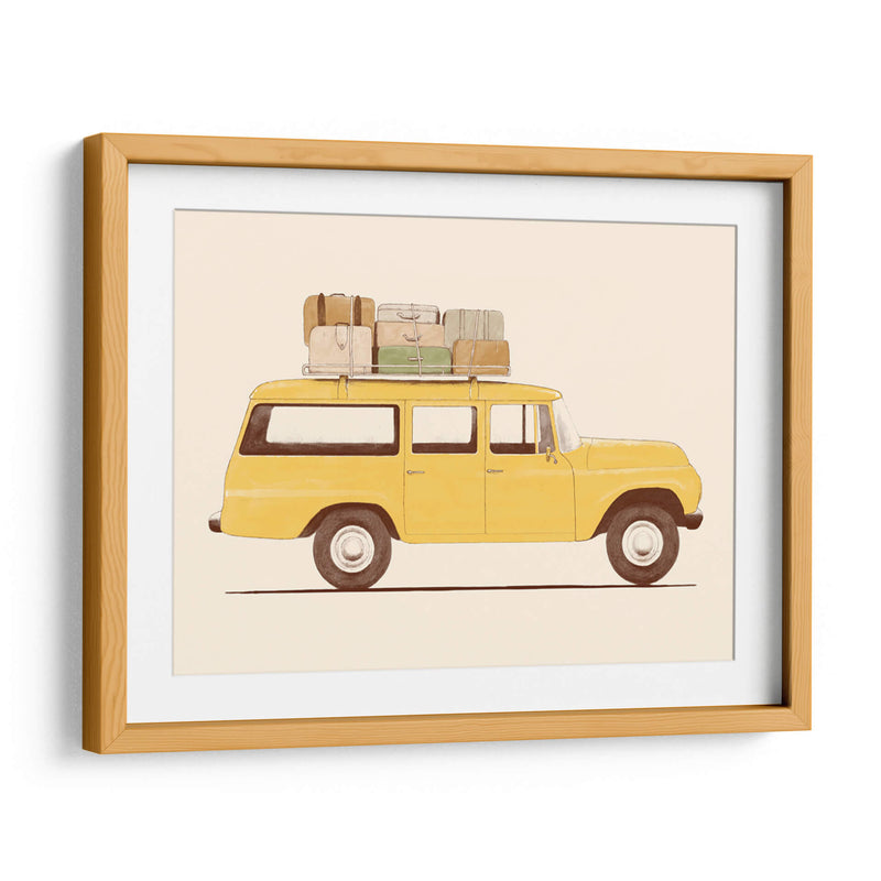Coche de verano con equipaje - Florent Bodart | Cuadro decorativo de Canvas Lab