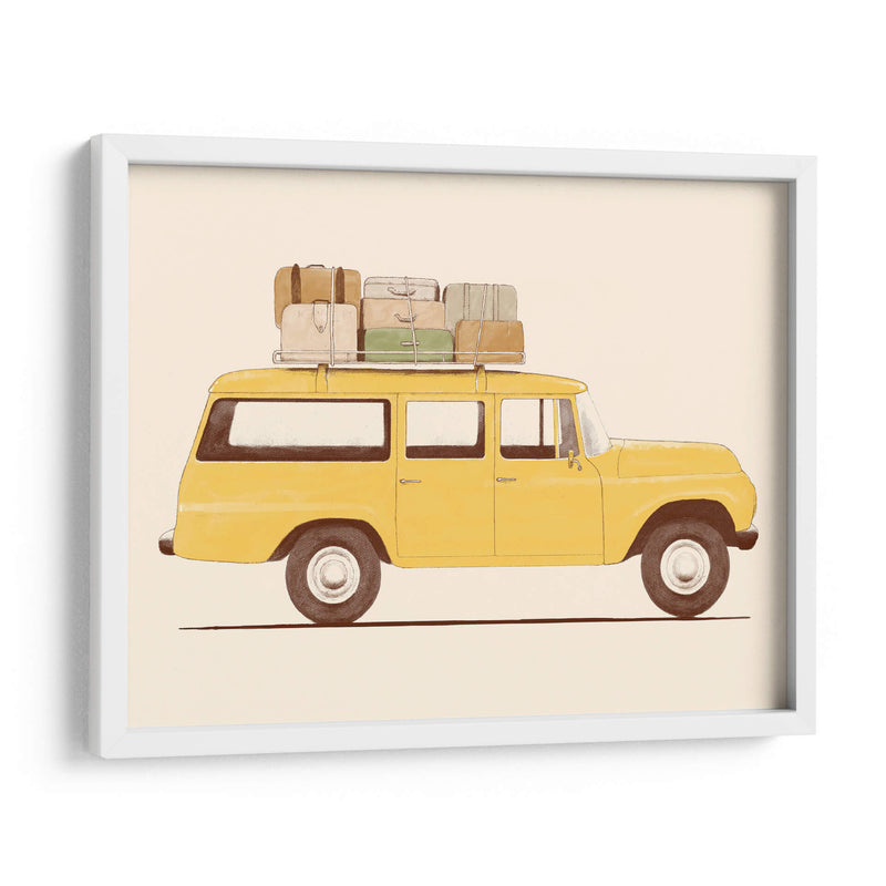 Coche de verano con equipaje - Florent Bodart | Cuadro decorativo de Canvas Lab