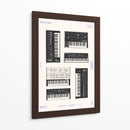 Sintetizadores - Florent Bodart | Cuadro decorativo de Canvas Lab