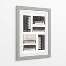 Sintetizadores - Florent Bodart | Cuadro decorativo de Canvas Lab