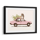 Tigre en el coche - Florent Bodart | Cuadro decorativo de Canvas Lab