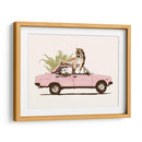 Tigre en el coche - Florent Bodart | Cuadro decorativo de Canvas Lab