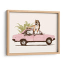 Tigre en el coche - Florent Bodart | Cuadro decorativo de Canvas Lab