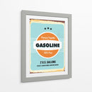 Gasoline - Fadil Roze | Cuadro decorativo de Canvas Lab