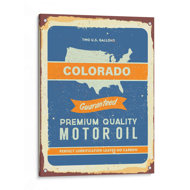 Colorado Oil - Fadil Roze | Cuadro decorativo de Canvas Lab