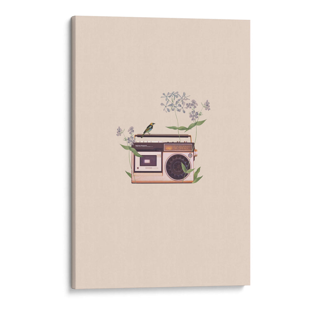 Radio vintage floral - Frida Floral Studio | Cuadro decorativo de Canvas Lab