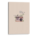 Radio vintage floral - Frida Floral Studio | Cuadro decorativo de Canvas Lab