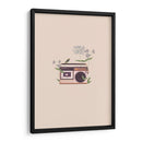 Radio vintage floral - Frida Floral Studio | Cuadro decorativo de Canvas Lab